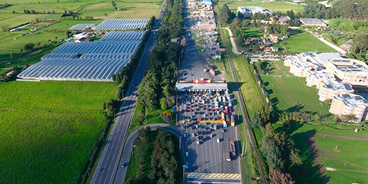 La Sabana de Bogotá, saliendo por la Autopista Norte