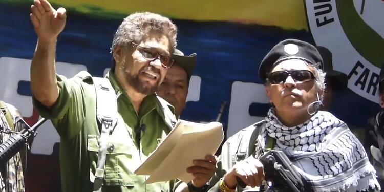 Iván Márquez y Jesús Santrich, anunciando su regreso a las armas.