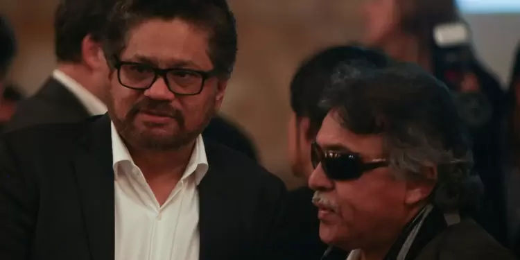 Iván Márquez y Jesús Santrich Iván Márquez y Jesús Santrich