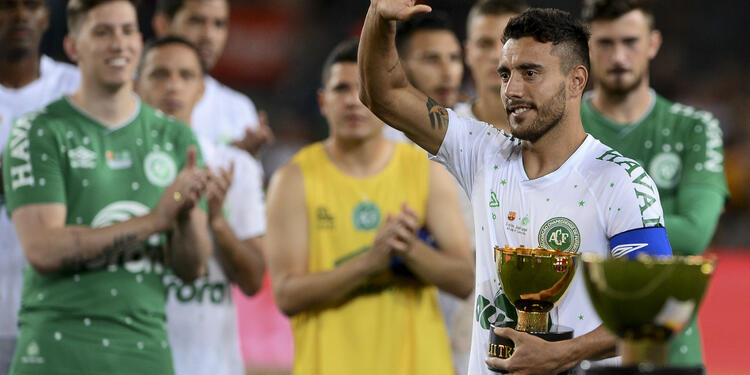 Alan Ruschel, sobreviviente de tragedia de Chapecoense Alan Ruschel, sobreviviente de tragedia de Chapecoense