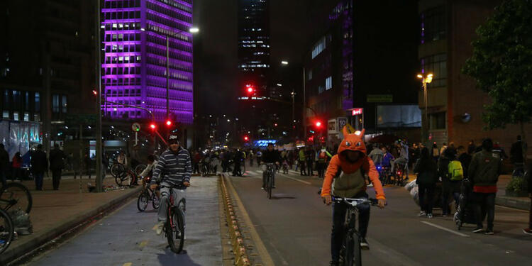Ciclovía nocturna Ciclovía nocturna