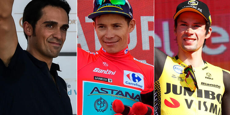 Alberto Contador, Miguel Ángel López, Primoz Roglic