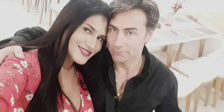 María Gabriela Isler y el actor Mauro Urquijo