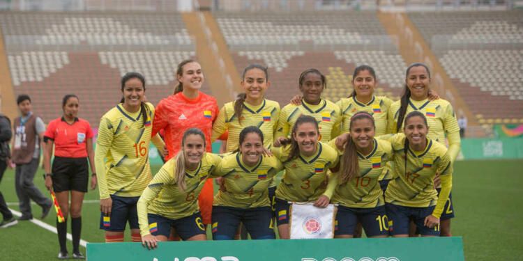 Selección Colombia femenina en los Panamericanos.