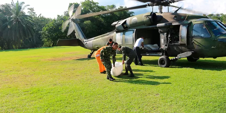 Fuerzas Militares en acción en Cartagena del Chairá (Caquetá) Fuerzas Militares en acción en Cartagena del Chairá (Caquetá)