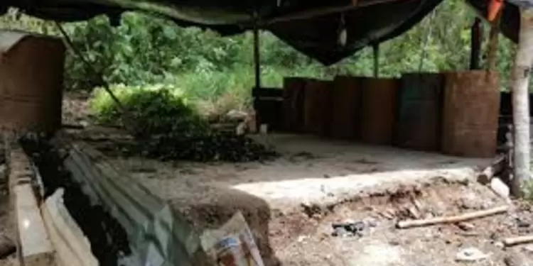 Laboratorio para procesamiento de cocaína