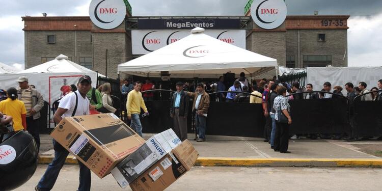 Pirámide DMG, cuando funcionaba en Bogotá