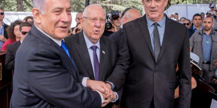 Benjamin Netanyahu y Benny Gantz