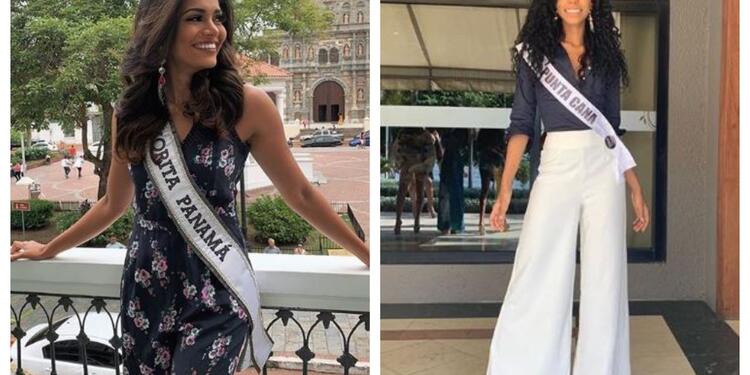 Miss Panamá y Miss República Dominicana