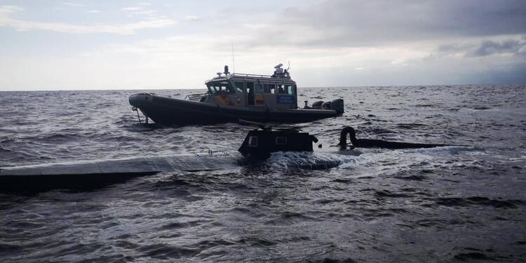 El Semisumergible fue interceptado en agua del Pacífico Colombiano