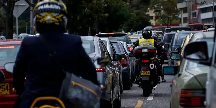 Trancón en Bogotá movilidad en Bogotá