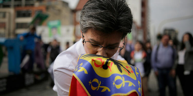 Claudia López, alcaldesa de Bogotá