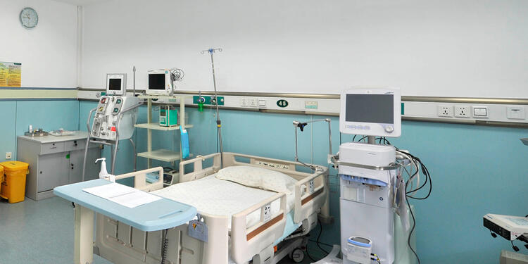 Foto de referencia de un centro médico