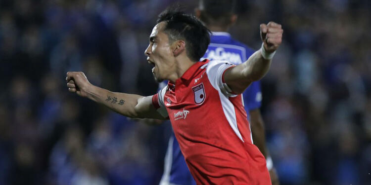Fabián Sambueza, jugador de Santa Fe Fabián Sambueza, jugador de Santa Fe