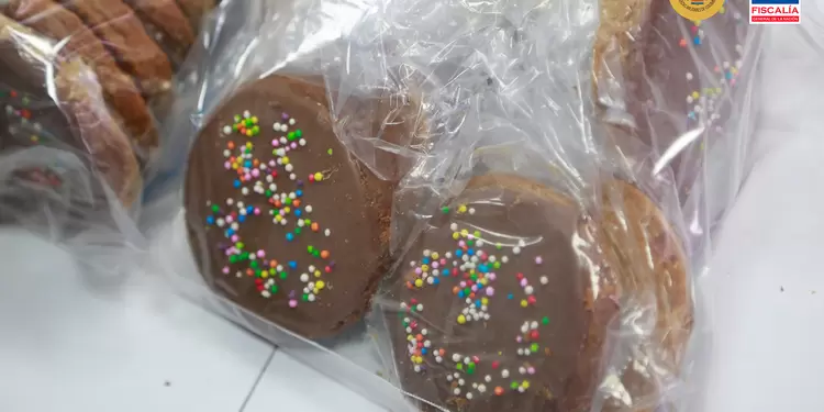 Las galletas hechas con marihuana y descubiertas por la Fiscalía