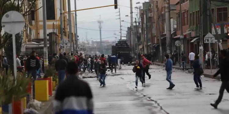 (Imagen de referencia, no corresponde a los hechos) Disturbios en San Andresito de San José