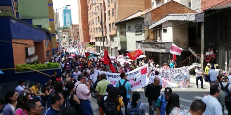 Jornada de protestas en Medellín Jornada de protestas en Medellín