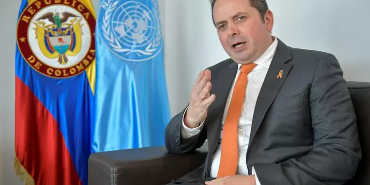 Carlos Ruiz Massieu, jefe de la Misión de verificación del Acuerdo de paz de la ONU