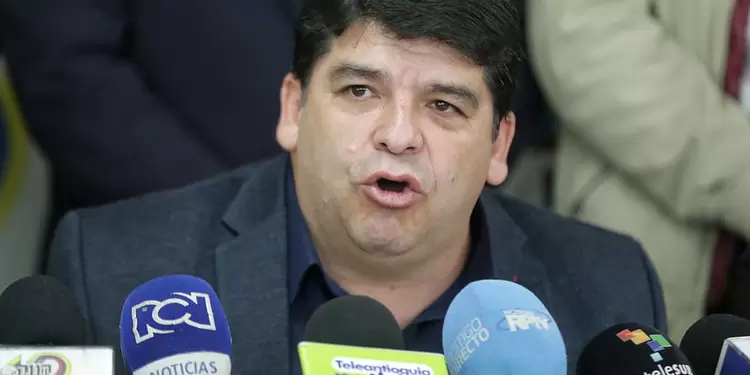 Nelson Alarcón, presidente de Fecode