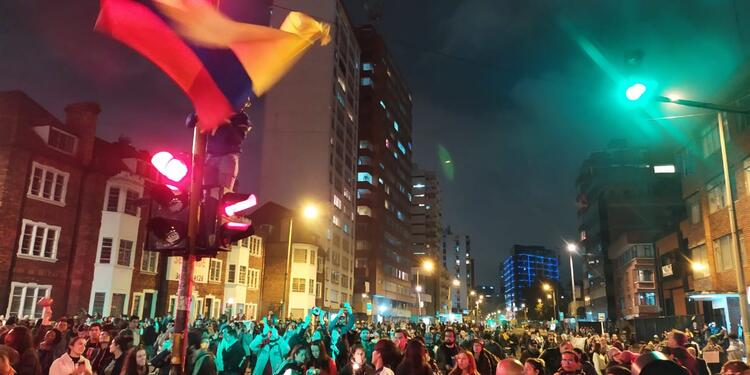 Manifestaciones en el parque de los hippies en Bogotá, noviembre 23 de 2019. Manifestaciones en el parque de los hippies en Bogotá, noviembre 23 de 2019.