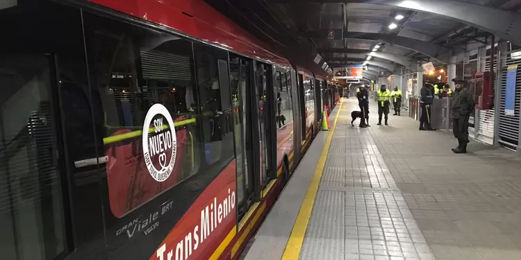 Transmilenio al norte de Bogotá, sin operación en la madrugada del 22 de noviembre