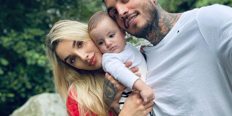 Melina Ramirez, Mateo Carvajal y su hijo Salvador.