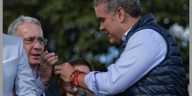Iván Duque y Álvaro Uribe Iván Duque y Álvaro Uribe