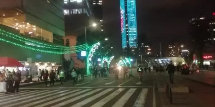 Ciclovía nocturna 12 de diciembre de 2019