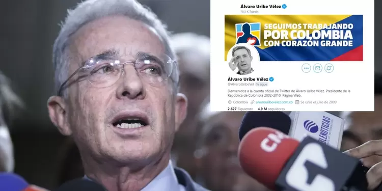 Twitter de Álvaro Uribe Vélez