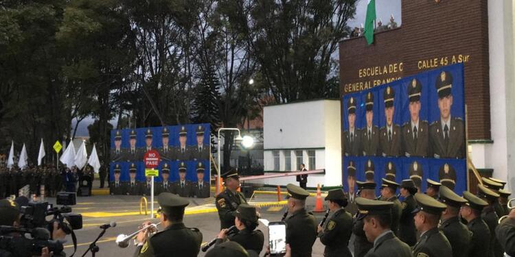 Homenaje atentado en escuela General Santander