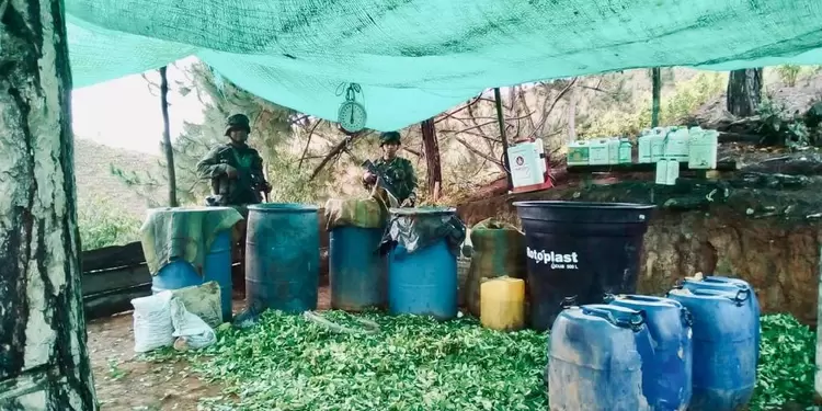Laboratorio de cocaína en Jamundí