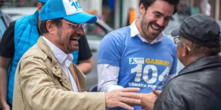 El exvicepresidente Francisco Santos y el representante Gabriel Santos. El exvicepresidente Francisco Santos y el representante Gabriel Santos.