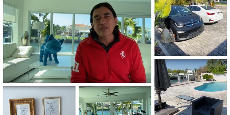Gustavo Bolívar y su casa en Miami Gustavo Bolívar y su casa en Miami