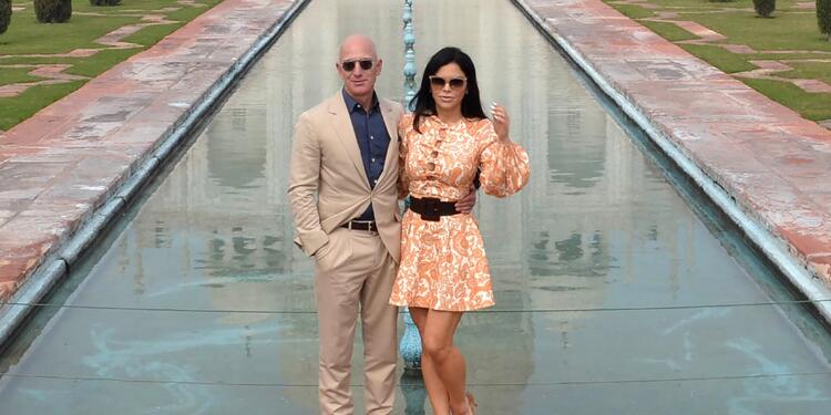 Jeff Bezos y Lauren Sánchez