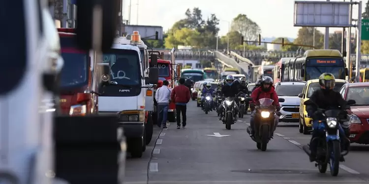 Protestas de camioneros en Bogotá