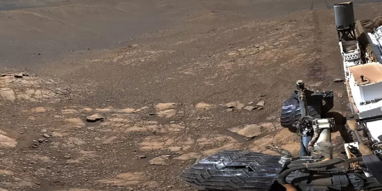 Imagen del rover en Marte