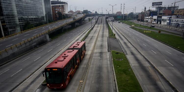 Simulacro de aislamiento en Bogotá
