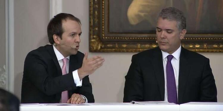 Ernesto Lucena e Iván Duque