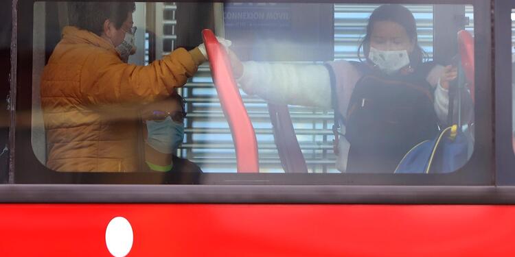 Uso de tapabocas en Transmilenio