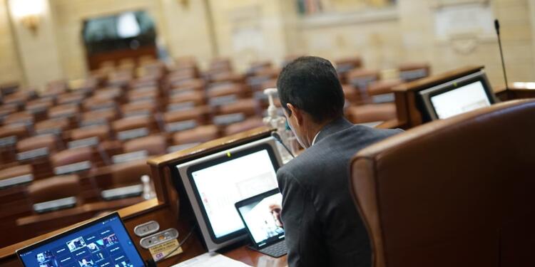 Plenaria virtual de la Cámara de Representantes.