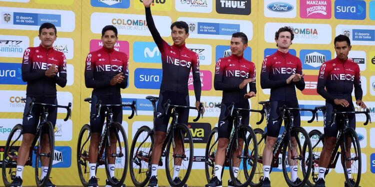 Team Ineos en el Tour Colombia 2020