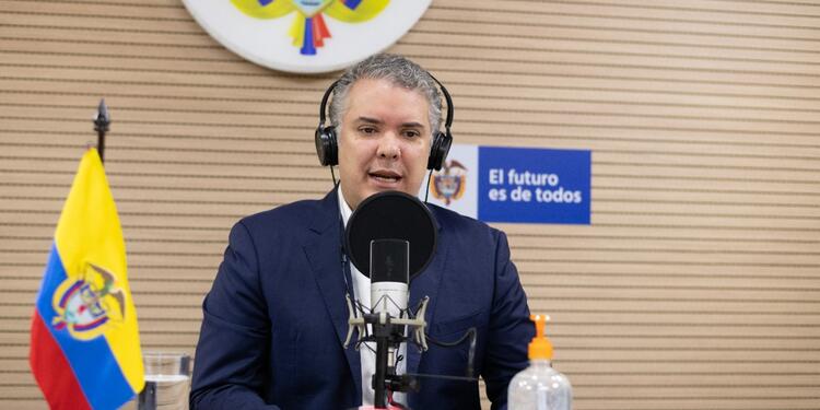El presidente Iván Duque
