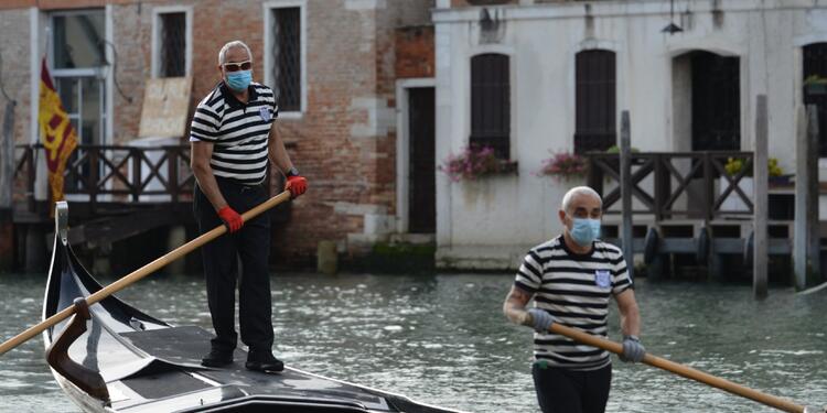 Coronavirus en Italia / Distanciamiento en Venecia