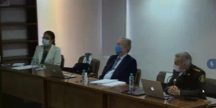 director de la policía Nacional, el general Oscar Atehortúa en audiencia