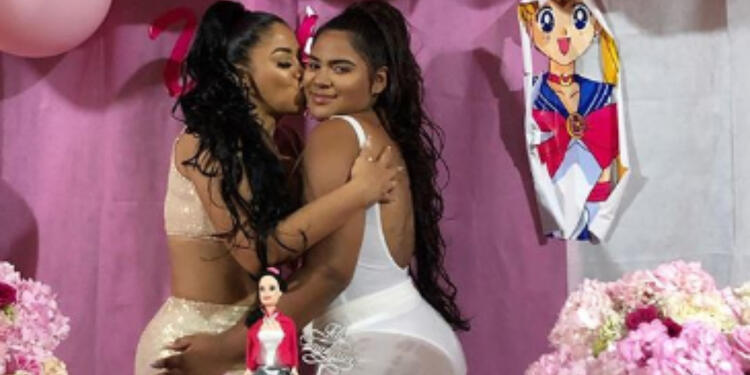 Yuranis León y su hija