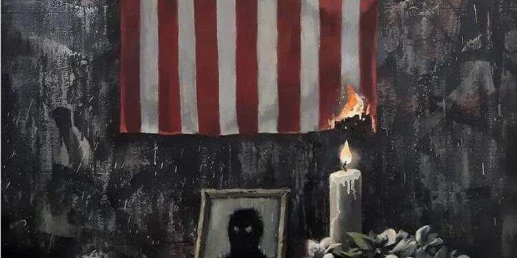 Banksy hizo obra en honor de George Floyd