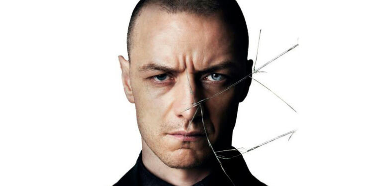 James Mcavoy en su papel de Kevin en Fragmentado