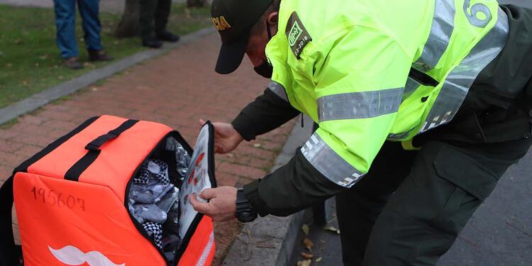 Operativos a domiciliarios en Bogotá