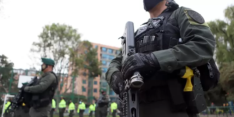 Policía en Bogotá