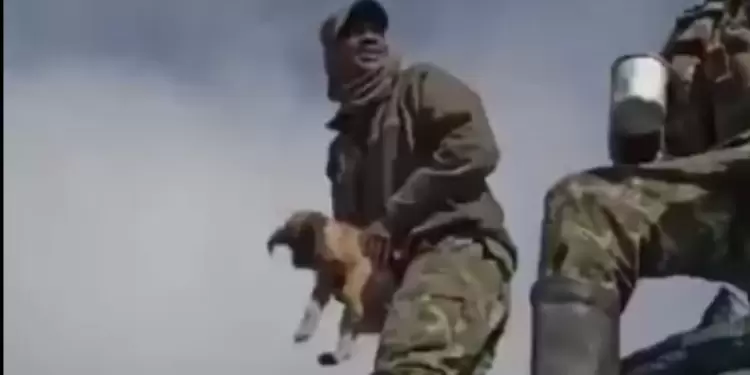 Los soldados quedaron en evidencia en le video grabado por ellso mismos